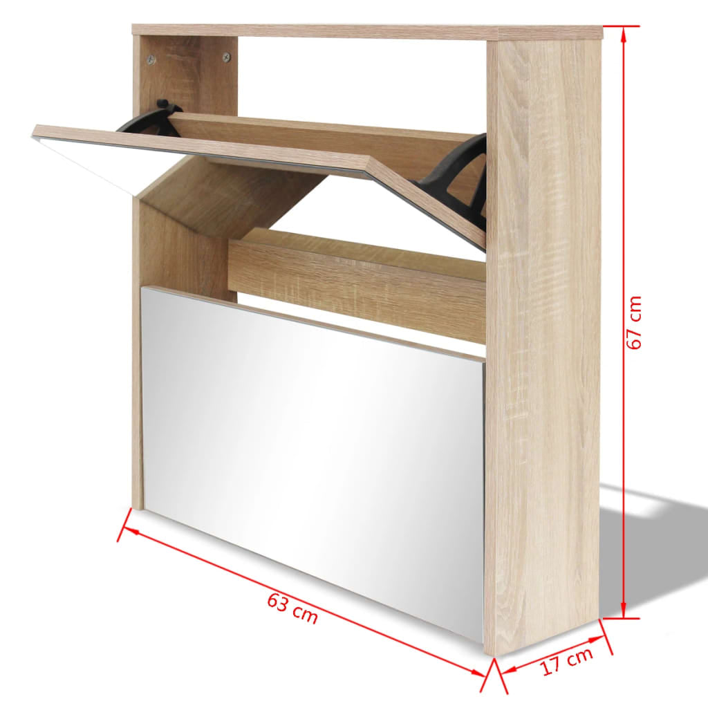 Schuhschrank Schuhregal Schuhkipper Kommode Spiegel Mehrere Auswahl Vidaxl