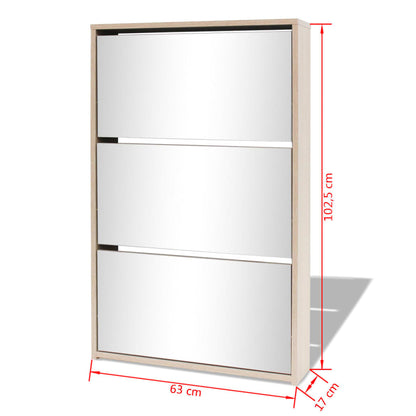 Schuhschrank Schuhregal Schuhkipper Kommode Spiegel Mehrere Auswahl Vidaxl