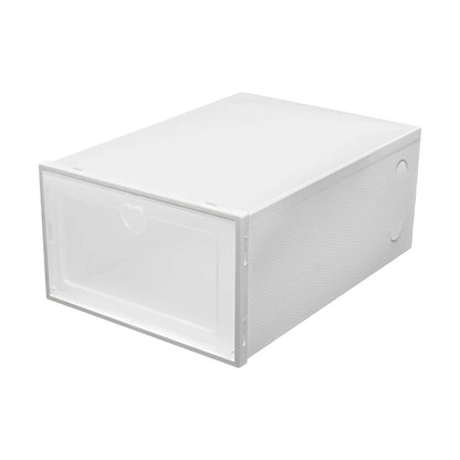 20Er-Pack Faltbarer Schuhkarton-Organizer, Stapelbar, Durchsichtiger Kunststoff, Sneaker-Schuhvitrine, Organizer, Behälter Für Den Schrank