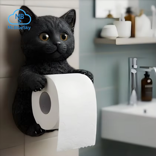 Toilettenpapierhalter Für Katzen, Toilettenpapierhalter Für Katzen, Wandmontage, Rollenständer, Niedlicher Spender Für Wohnheim, Zuhause, Wohnmobil, Toilette, Reisen, Küche