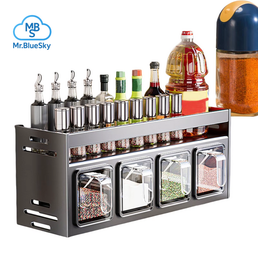 Gewürzhalter, Gewürz-Organizer Für Die Küche – Gewürz-Organizer-Regal – Multifunktionale Regale Zur Gewürzaufbewahrung