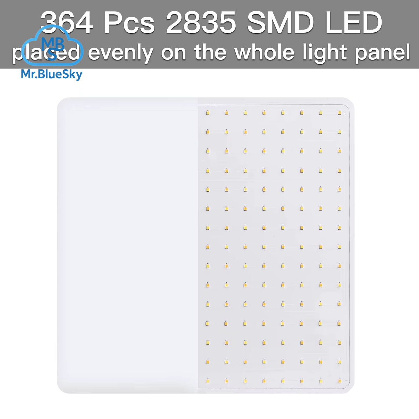 48 W Quadratische Led-Deckenleuchte, 5400 Lm Led-Deckenleuchte, IP44 6500 K Led-Deckenleuchte, Deckenleuchte Für Badezimmer