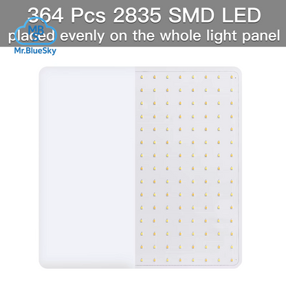 48 W Quadratische Led-Deckenleuchte, 5400 Lm Led-Deckenleuchte, IP44 6500 K Led-Deckenleuchte, Deckenleuchte Für Badezimmer