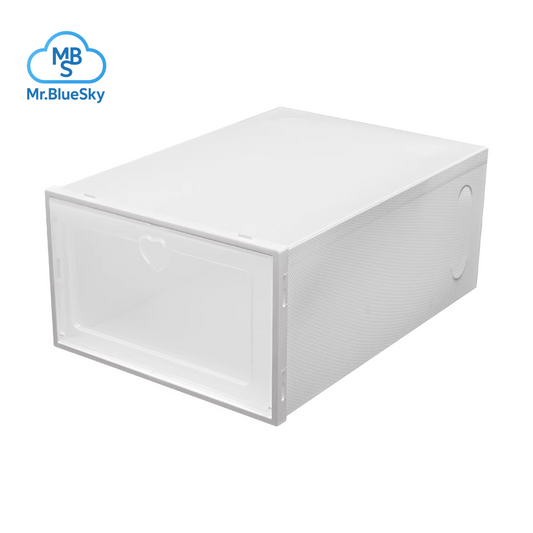 20er-Pack Stapelbare Faltbare Schuhkartons aus Transparentem Kunststoff, Sneaker-Organizer für den Schrank