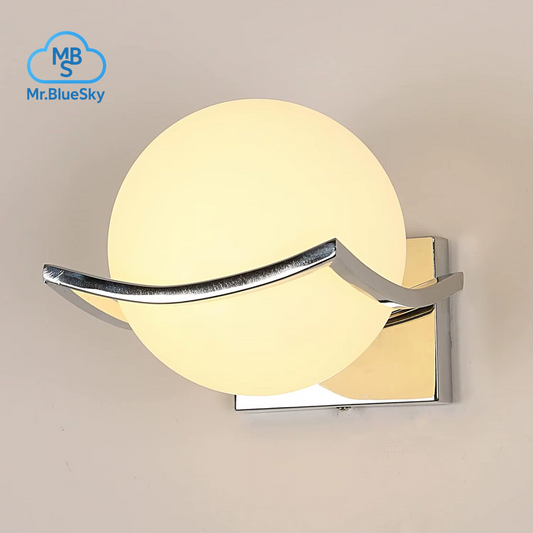 Innenwandleuchte, Kugel-Wandleuchte, E27, Moderne Dekorative Wandleuchten Für Schlafzimmer, Treppenhaus, Flur (Glühbirnen Nicht Im Lieferumfang Enthalten)